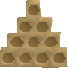 A detailed image of some honeycomb.