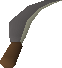 A detailed image of an opal machete.