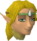 Detailed image of an Elf's face.