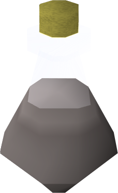 A detailed view of a Kwuarm potion (unfinished).