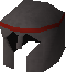 A detailed image of an iron helmet.