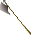 A detailed image of a white halberd.