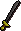 An iron sword