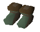 A detailed image of a pair of adamant boots.