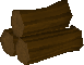 A detailed image of some maple pyre logs.