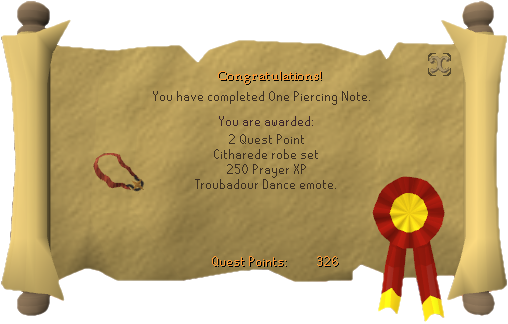 File:One Piercing Note reward.png