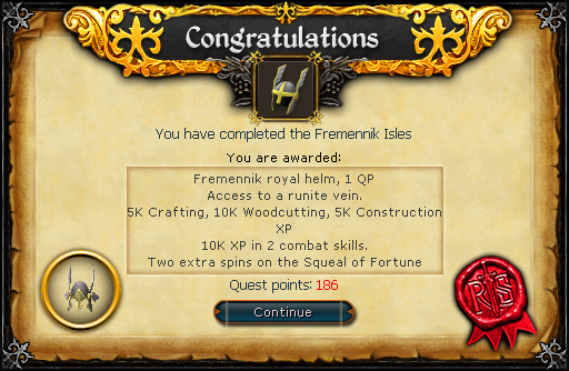 Fremennik Isles Reward