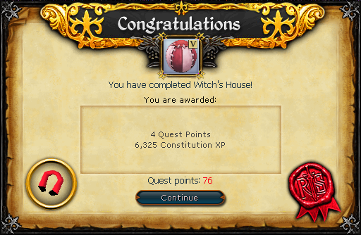 Witch's House Reward