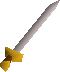 A detailed image of a white longsword.