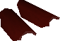 A detailed image of a pair of red dragonhide vambraces.