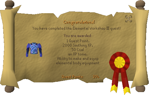 Quest complete!