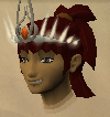 A player's chathead while wearing the sunbeam crown.