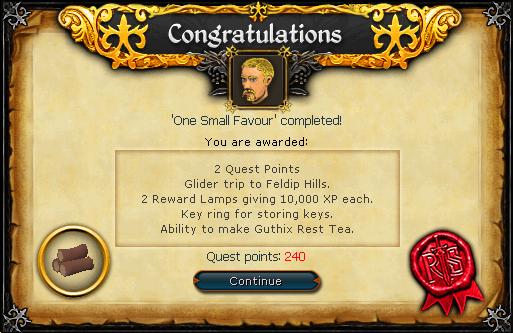 File:One Small Favour Reward.png