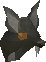 A detailed image of a bat mask.