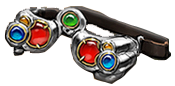 A drawing of the goggles on the RuneScape homepage.