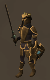 A player wielding Marmaros boots.