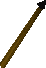 A detailed image of a black spear.