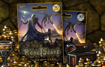 RuneScape pre-pay card.