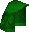 A detailed image of the green d'hide coif.