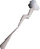A detailed image of a white staff.