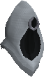 A detailed image of the Christmas ghost hood