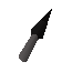 A detailed image of a black knife.