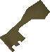 A detailed image of an ogre coffin key.