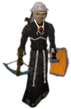 A player wearing a full ranger-set, with Void ranger helm.