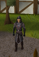 A male player wearing the Darkmeyer disguise.