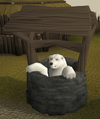 A polar bear in a well (after Hunt for Red Raktuber).