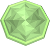 A green charm slice.