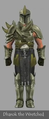 The new model for Dharok's armour revealed at RuneFest 2011.