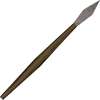 A detailed image of a steel javelin.