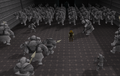 The army of Bandos statues.