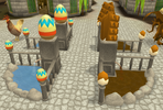 The Varrock fountain during the 2012 Easter event