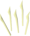 A detailed image of some bone bolts.