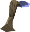 A detailed image of an argonite hatchet.