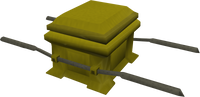 The Gold Chest in the centre of every room, it is 1 of 2 objects the that has a possibly of looting a Pharaoh's Sceptre from, the other being the Sarcophagus.