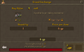 On the 2nd of November, the offers for buying Ingredients in the GE were automatically cancelled, and the item's name was changed to 'null'.