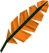 A detailed image of a fire feather.