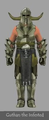 The new model for Guthan's armour which was revealed at RuneFest 2011