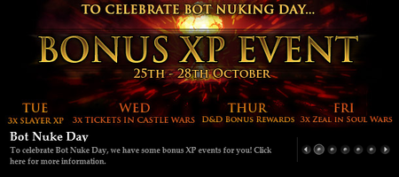 To Celebrate Bot Nuking Day... BONUS XP EVENT