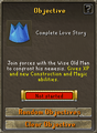 The quest icon for the Love Story quest as displayed in the now-removed Objective system