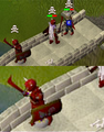 The player in this image is believed to be wearing a dragon platebody. This image appeared on RuneScape frontpage before the platebody was released.