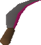 A detailed image of a red topaz machete.