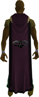 A player wearing a trimmed thieving cape.