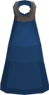 A detailed image of a blue Soul Wars cape.