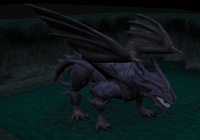 A mithril dragon