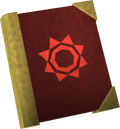 A detailed image of the Mages' book