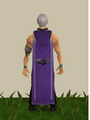 A player wearing an Old untrimmed thieving cape